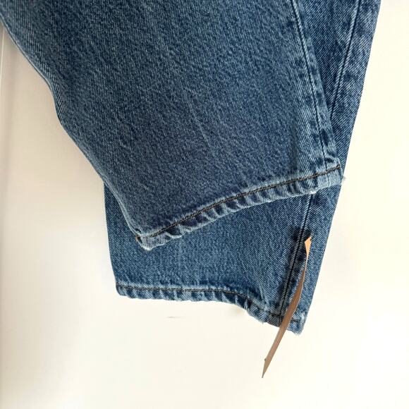 Reformation Cynthia Mid Rise Straight Rigid Chesapeake Wash Jeans 25 NEW Denim - Picture 6 of 8